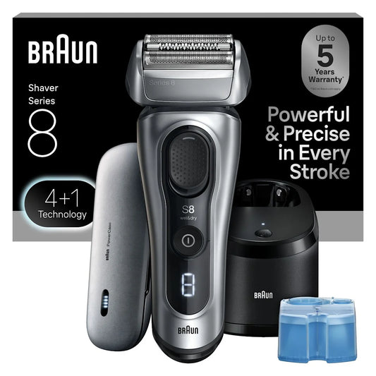 Series 8 Electric Shaver with PowerCase and 5-in-1 SmartCare Center, 8577cc