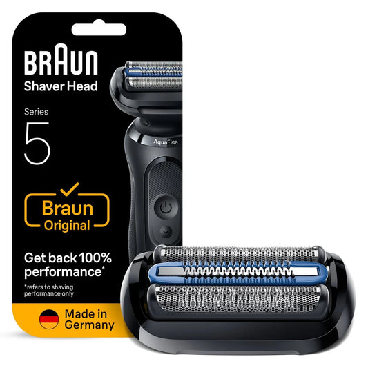 Braun Series 5 Electric Shaver Original Replacement Head, Get Back 100% Shave Performance, 54B